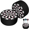 CiShow 2 pz Dart Holder, 100* 40mm Mini Darts Station, Dart Stand Wall Mount Rack, Salvaspazio Dart Base Station, Portable Darts Storage Stand and Dock, Mini Darts Holder for Soft & Steel Tip Darts,