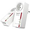 AVM FRITZ!POWERLINE 1220E KIT DI 2 POWERLINE 1200 MBPS 2 X LAN GIGABIT PRESA PAS