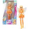 Winx Club Winx - Stella Fata Ali Luminose, Bambola 27 cm, Look da Fata del Sole, Snodata, Giocattolo per Bambina e Bambini dai 4 Anni in su