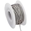 Hobbspring 1 rotolo da 10 m argento rotondo catena serpente 2 mm 304 catene a serpente in acciaio inox rotondo non trattato, per gioielli, collane, bracciali, orecchini, fai da te