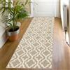 SHACOS Tappeto Runner Corridoio, 50x150cm, Tappeto Passatoia per Corridoio, Antiscivolo, Lavabile, Tappeti Runner Ingresso, Tappeto per Cucina, Ingresso, Salotto - Beige