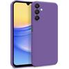 MyGadget Cover per Samsung Galaxy A15 5G - Custodia in Silicone Morbido a Doppio Strato - Case con Protezione Fotocamera & Fodera Interna Antigraffio - Lilla
