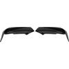 KIMISS 2pcs Paraurti Anteriore Lip Splitter Esterno, Paraurti Anteriore Vent Canard Splitter Sinistra Destra ABS Coltello di Ricambio per Serie 3 F30 F31 F3 320i 328i M Sport(Nero Lucido)