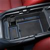 YEE PIN Console centrale dell'organizzatore per Mazda CX30 cx-30 2019-2022 Accessori per la sostituzione del bracciolo Scatola portaoggetti con tappetino antiscivolo (blu)