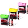 Geinxurn Set di 45 punte per cacciavite Torx resistenti agli urti, 50 mm, magnetiche (T10/T15/T20/T25/T30), in acciaio S2, con scatola colorata