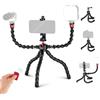 NEEWER T91 Treppiede Flessibile+2 Bracci Magici, Mini Treppiede da Viaggio con Otturatore/Morsetto per Telefono/Attacco per Action Camera Compatibile con GoPro iPhone 14 Pro Max Sony a7c,Max:4,4lb/2kg