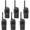 PNI Kit di 6 stazioni radio portatili PNI PMR R17 446 MHz, 0,5 W, 16 canali PMR e 50 CTCSS e 104 toni DCS, programmabili, Li-Ion 2200 mAh, IP68