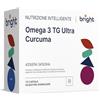 Bright Naturo Omega 3 e Curcuma Alta Potenza - Gestione dell'Infiammazione, 2 Integratori in 1 Confezione per Salute Articolare e Cerebrale I 56 Dosi Giornaliere