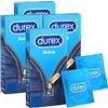 Durex Jeans Preservativi, 36 Profilattici, 4 Confezioni da 9 Pezzi
