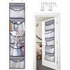 NEOVSUNY Organizer Armadio da Appendere Interno 5-Shelf, Portaoggetti da Appendere Pieghevole 2pcs, Ripiani per Armadio, T-Shirt, Maglioni, Bagagli, Accessori