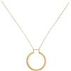 Hobbspring Collana per Donna 41.4cm In Acciaio Inossidabile Collane Matrimonio Fidanzamento Anello Pendente Collana Personalizzata Ciondolo Vintage per Donna Donna Moglie Oro