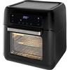 Clatronic Friggitrice ad aria calda XXL | 11 litri | Mini forno | touch screen a LED | fino a 200 °C | Mini forno con convezione d'aria | 9 programmi | 1500 Watt | 4 livelli | Air Fryer | FR 3747 H