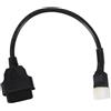 SIXTOL Mechanic Cable 12 | Adattatore OBD-II 6 Pin Compatibile con Moto Delphi | Connessione Diagnostica 16 Pin