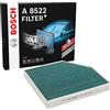 BOSCH Filtro abitacolo 0 986 628 522 Filtro al carbone attivo con effetto antiallergico con effetto antibatterico Filtro per polveri fini (PM 2.5) Altezza: 35 Larghezza: 278 Lunghezza: 240