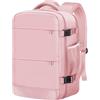 KIRFEIHT Zaino da Viaggio 40x20x25 20L per Ryanair - Bagaglio a Mano Aereo Piccolo Zaini Universali Piccola Borsa da Viaggio da Cabina, Zaini da Scuola e da Lavoro - Rosa