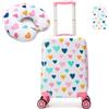 HTgroce Valigia Bambini, Trolley Bambina da Viaggio, Valigia Ragazza Trolley Bagaglio a Mano Bagaglio per Bambini
