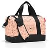 reisenthel allrounder M kids cats and dogs - Borsa da Viaggio Spaziosa per Bambini e Ragazzi, Fantasia con Gatti e Cani, con Passante per Trolley e Tessuto Idrorepellente, 18 L, Rosa
