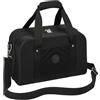 Cabin Max Paxos - Borsa per cabina da 20 L sotto il sedile, 40 x 20 x 25 cm, anti-rughe ShapeSafe, leggera 680 g, bagaglio a mano non Ryanair, apertura a conchiglia, nero, 20 L, ATTREZZATURA A MANO