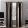 Sun Zero Oslo Theater Grade Extreme Total Blackout Rod Pocket Curtain Panel, 52 x 63, Taupe
