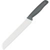 Zyliss Coltello da pane, 21 cm, in acciaio inossidabile, bordo seghettato, manico in paglia antiscivolo sostenibile, include coperchio, ideale per affettare pasta madre, baguette, rotoli croccanti