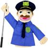 LOMTRATS Burattini teatrali per bambini,include insegnante,poliziotto,pirata,detective,ecc.con bocche aperte mobili,perfetti per raccontare storie,insegnare,regali per festival,1 pezzo con joystick