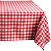 Comart - Tovaglia Square Antimacchia - Quadretti - 178x132cm 6 Posti Rossa | Copritavolo 100% Poliestere Stampato, Resistente ai liquidi, Facile da Pulire, Lavabile in Lavatrice, a Quadretti Vicy