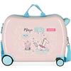 Enso Magic Unicorn Valigia per bambini rosa 50 x 38 x 20 cm rigida ABS chiusura a combinazione laterale 34 L 1,8 kg 4 ruote equipaggiamento a mano
