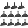 sourcing map 10 raschietti per stucco, larghezza 25,4 cm, in plastica flessibile, per stucco e vernice, per nastrare cartongesso, spalmare, pittura, graffio, nero