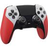 playvital Grip Adesivo per ps5 Edge Controller Adesivi Impugnature Maniglia Skin Gomma Antiscivolo per ps5 Edge Wireless Joystick-Rosso Passione