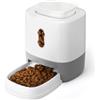 Belle Vous Dosatore Cibo per Animali Domestici - Mangiatoia Porta Cibo per Cani e Gatti Grandi - Accessori Cane e Gatto - Dog Slow Feeding Station - Grigio e Bianco