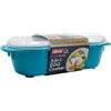 Décor Microonde Microonde Microonde 3 in 1 Cuoci Uova per Omelette, Soleggiato Side Up o Uova in camicia in pochi minuti Microonde, Lavabile in lavastoviglie e senza BPA con maniglie di sicurezza.
