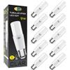 CLAR - Lampadine LED E27 Luce Calda, Lampadine E27 Piccola, E27 LED 3000K, 9W (Pack 10)