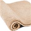 Wyewye Tappeto Da Bagno In Microfibra, Tappetino Per La Porta, Tappeto Da Bagno Super Spesso 2 Cm, Super Assorbente 60X120 Cm, Cammello