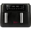 Girmi FG26 Ecofrit Bis - Friggitrice ad aria doppio cestello digitale 9L