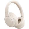 Baseus BH1 Lite Cuffie Bluetooth Over-Ear, Leggere e Comode Cuffie Wireless con Suono Cristallino, Driver Dinamici da 40 mm, Fino a 80 Ore di Autonomia, Bluetooth 6.0 - Bianco Luce