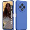 ISOI - Cover per Oppo Reno12 F 5G/Oppo Reno12 FS 5G, Custodia Morbida in Silicone Liquido, Protezione Completa Antiurto Ultra Sottile per il Corpo - Blu