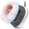 WC SweatZ Max - Copri Auricolari Antisudore Brevettati Compatibili con AirPods Max 1 (Non Adatto ad AirPods Max 2) di Wicked Cushions | Antisudore & Lavabile | Protezione Totale | Marmo Rosa