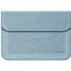 TECOOL Custodia PC 13-13.3 Pollici, Borsa Sleeve in pelle Custodia per 2022 MacBook Air/Pro M2 13, 2012-2021 MacBook Air/Pro 13 M1, 2021 2023 MacBook Pro 14 M3 M2 M1,Surface Laptop 5-1, etc-Blu