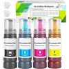 GREENPRINT Compatibile Inchiostro E104 Multipack per Stampanti ET-2820 ET-4800 ET-2870 ET-2810 ET-2862 ET-2826 ET-2856 ET-4810 ET-2811 ET-2812 ET-2814 ET-2815 ET-2821 ET-2710 ET-2711 (4-Pack BK C M Y)