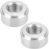 eMagTech 2pcs M14 x 1,5 mm Metrico Saldatura Tappi Alluminio Adatto per Auto Intercooler Tubo Collettore di Aspirazione Serbatoio Carburante Argento