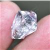 4.80 KT Raro Herkimer Diamante Acqua Quarzo Puro Cristallo Anthraxolite Trovato