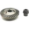Trade-Shop Cambio (ruota piatta + ruota conica) compatibile con Bosch GWS 15-125 CITH, 17-125 CIE, 1400, GBR 14 C, 14 CA, GWS 13-50, 13-50 P