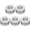 PATIKIL M6 Rotondo Alluminio Spaziatori, 5pz Metallo Spaziatore Alluminio 6.2mm ID x 12mm OD x 6mm L Spessore Alluminio Spaziatore 1/4in ID Vite Stallo per 1/4 o M6 Vite Bulloni