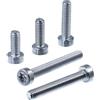 SECCARO Vite cilindrica a testa bassa M3 x 40 mm, in acciaio inox V2A VA A2, ISO 14580, TX/esagono incassato, filettatura completa, 20 pezzi