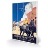 National Railway Museum SW12708P Hunstanton - Stampa su Legno, 40 x 59 x 1,2 cm, Multicolore