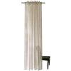 Homing halbtransparenter Vorhang bedruckt beige (1Stück) 245 x 140 cm (HxB)