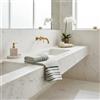 Mirabello Carrara Mirabello Set Asciugamani Bagno Viso e Bidet in Cotone, Asciugamani Resistente a Lavaggi, Include 1 Asciugamano Viso 55x100 cm e 1 Asciugamano Bidet Ospite 40x60 cm, Asciugamani 2 Pezzi, Lilla