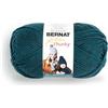 Bernat Softee Chunky BB Teal Yarn - 1 confezione da 400 g - acrilico - #6 Super Bulky - 400 metri - per lavori a maglia, uncinetto e artigianato