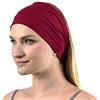 Jasmine Silk Fascia per capelli unisex in bambù, Rosso, Etichettalia unica