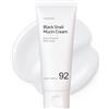 TOSOWOONG Crema Viso Bava di Lumaca Nera 92%, Idratante, Glow, Dewy | 92% (920.768ppm) Bava di Lumaca Nera, Propoli, texture leggera, pelle morbida, Idratazione, Elasticità, K-Beauty, 100 ml